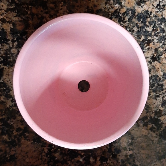 Small hand painted terra cotta pot - Picture 3 of 5